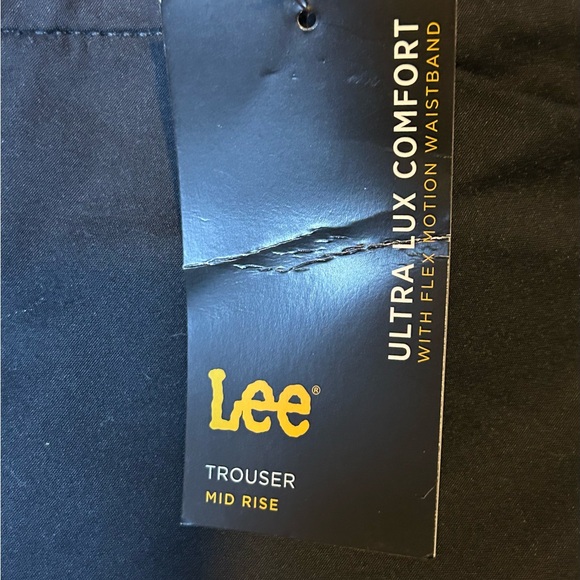Lee Ultra Lux Comfort with Flex Motion Waistband Trousers Regular Fit Mid Rise - Picture 10 of 10